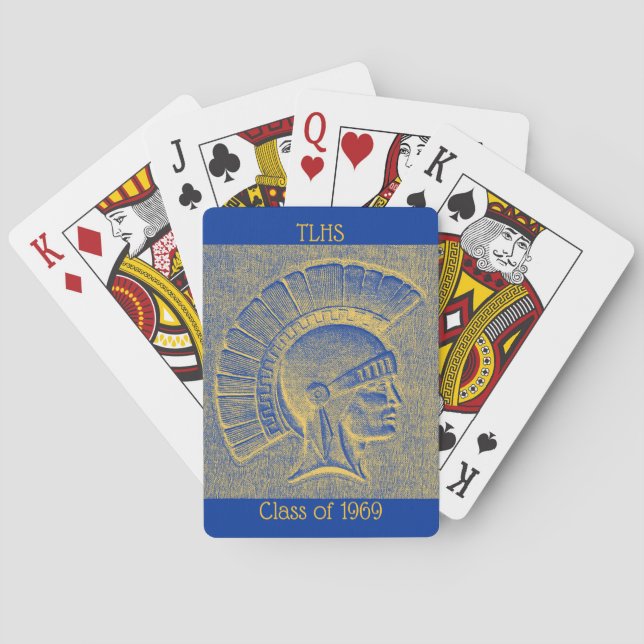 Jeu De Cartes Classe TLHS Trojan Spirit de 1969 (dos)