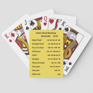 Jeu De Cartes Classement Poker Main Rander Tone 5