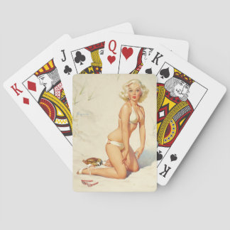 Jeu De Cartes Classic 1950 Vintage Pin Up Girl-Bikini