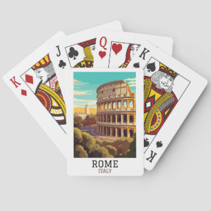Jeu De Cartes Classic Rome Italie Colisée Historique