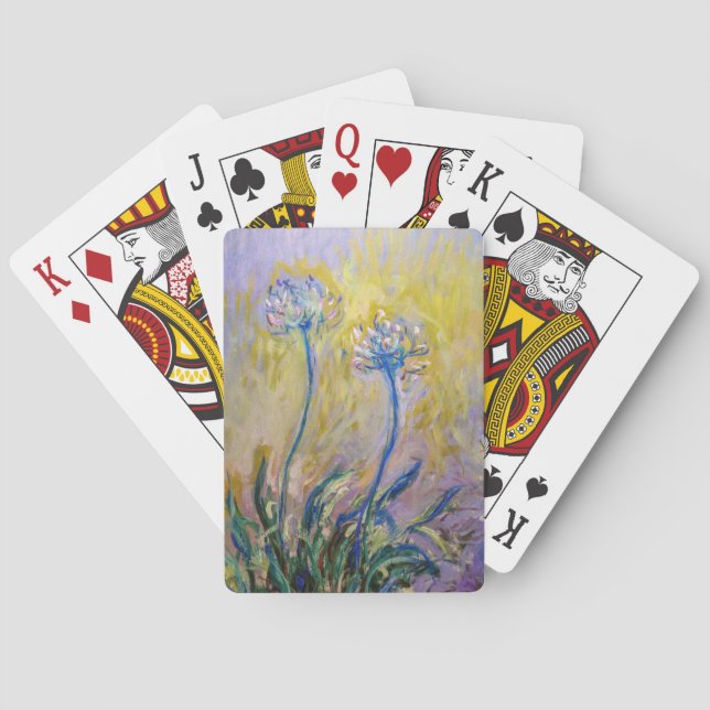 Jeu De Cartes Claude Monet - Agapanthus (dos)