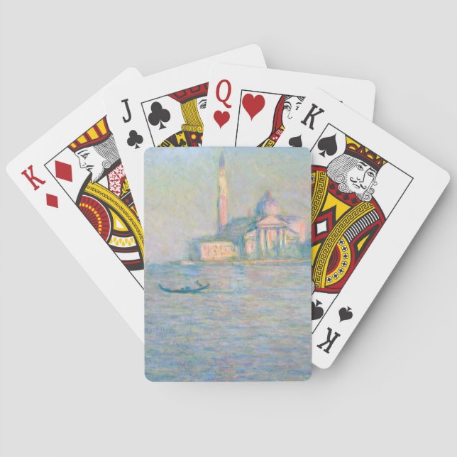 Jeu De Cartes Claude Monet - Eglise de San Giorgio Maggiore (dos)