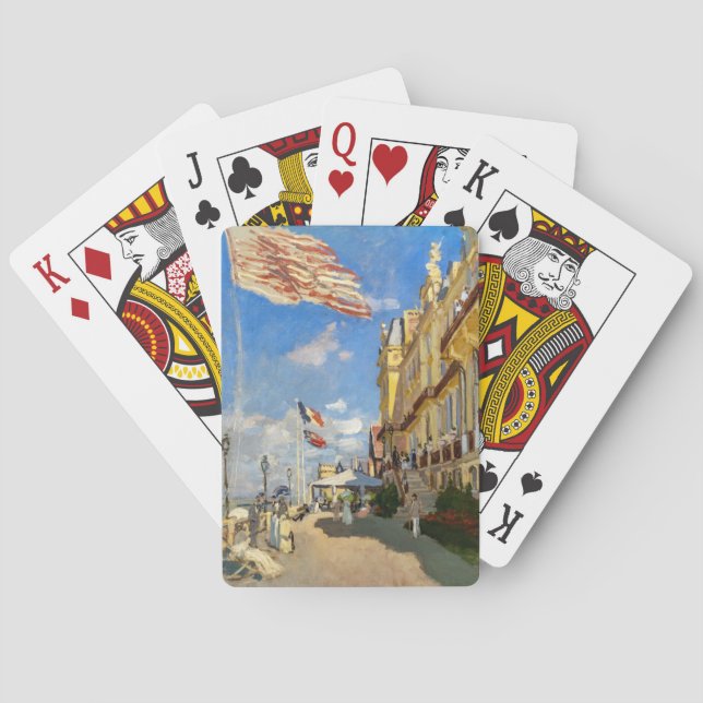 Jeu De Cartes Claude Monet - Hôtel des Roches Noires, Trouville (dos)