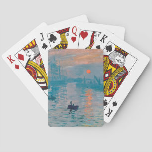 Jeu De Cartes Claude Monet Impression Sunrise Français