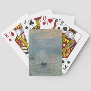 Jeu De Cartes Claude Monet Impression Sunrise Soleil Levant