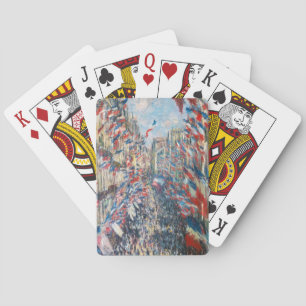 Jeu De Cartes Claude Monet - La Rue Montorgueil - Paris