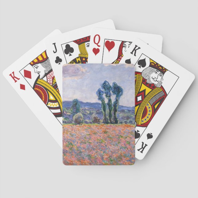 Jeu De Cartes Claude Monet - Poppy Field 1890 (Giverny) (dos)