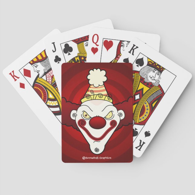Jeu De Cartes Clown ! Lecture de cartes (dos)