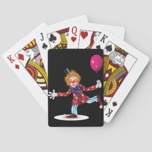 Jeu De Cartes Clown with A Balloon Playing Cards