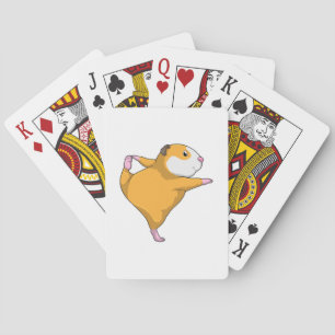 Jeu De Cartes Cochon de Guinée au Yoga Exercice d'étirement