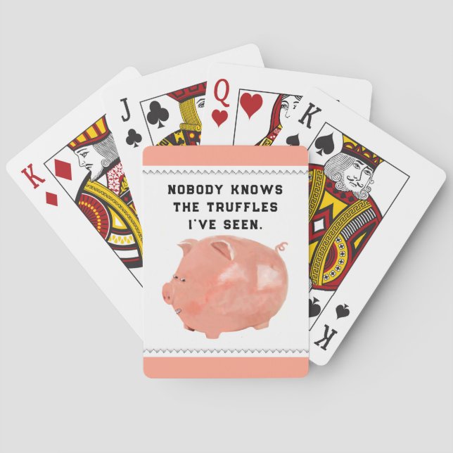 Jeu De Cartes Cochon drôle (dos)