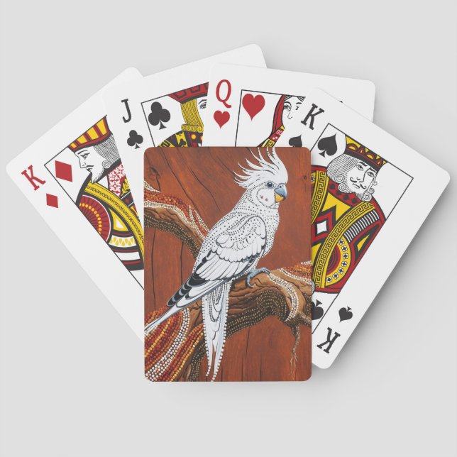 Jeu De Cartes Cockatiel australien (dos)