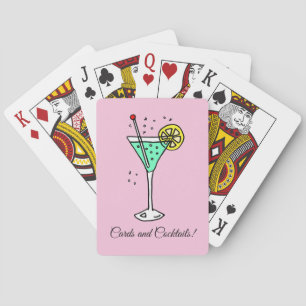 Jeu De Cartes Cocktails Jolies et roses