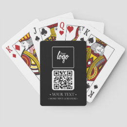 Jeu De Cartes Code et logo QR de votre entreprise