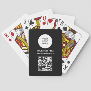 Jeu De Cartes Code QR Business Logo Code à barres Poker personna