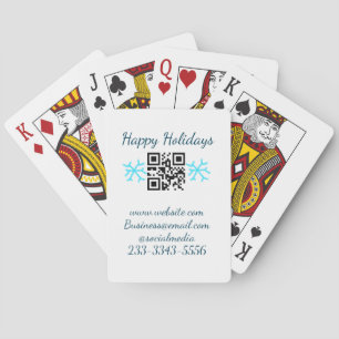 Jeu De Cartes code QR personnalisé simple ajoutez votre nom text