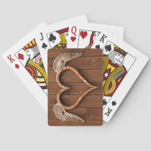 Jeu De Cartes Coeur ailé