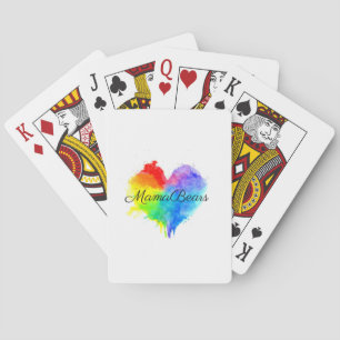 Jeu De Cartes Coeur arc-en-ciel de cartes