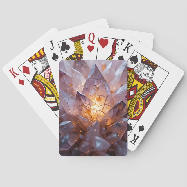 Jeu De Cartes Coeur cristal radiant (dos)