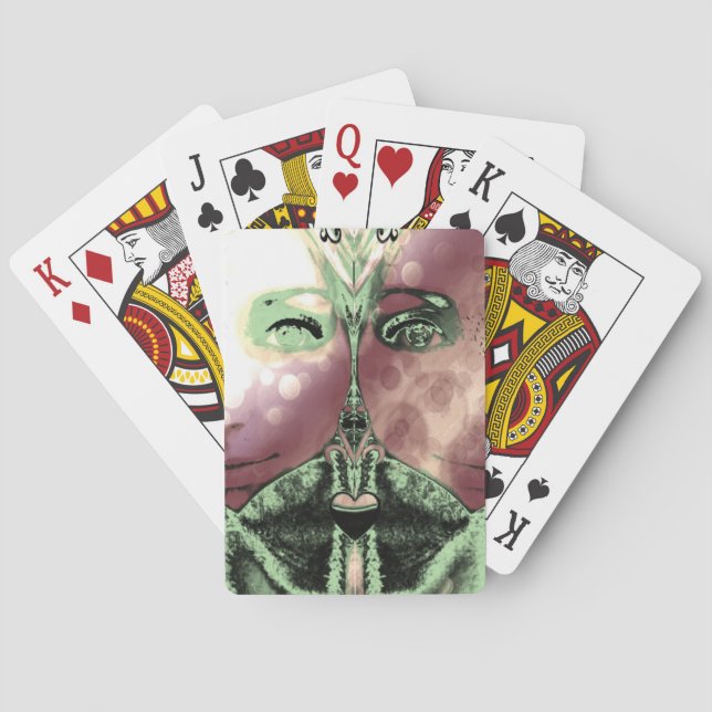 Jeu De Cartes Coeur Gemini (dos)