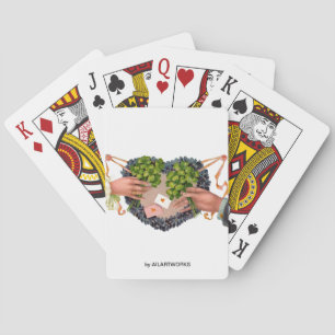 JEU DE CARTES COEUR SHAMROCK