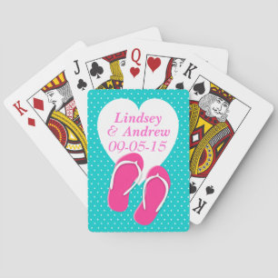 Jeu De Cartes Cœurs à pois et tongs