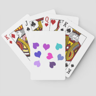 Jeu De Cartes Coeurs colorés mignons