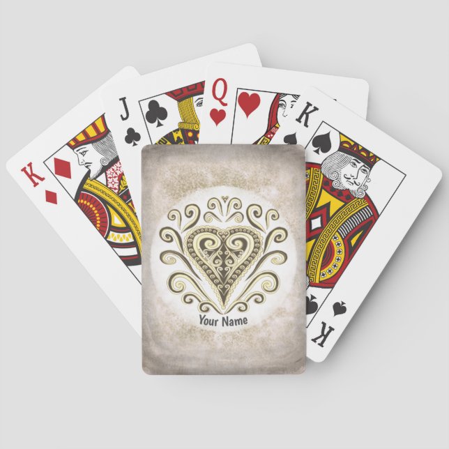 Jeu De Cartes Coeurs de poker jouer des cartes (dos)