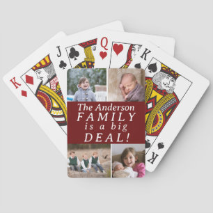 Jeu De Cartes Colage photo personnalisé