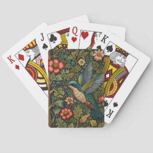 Jeu De Cartes Colibri bohème art boho chic botanique