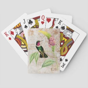 Jeu De Cartes Colibri Throated d'ange de Sun d'améthyste