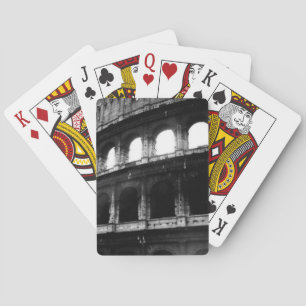 Jeu De Cartes Colisée noire blanche Empire romain