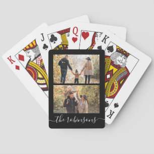 Jeu De Cartes Collection photo Modern Script 2 personnalisée
