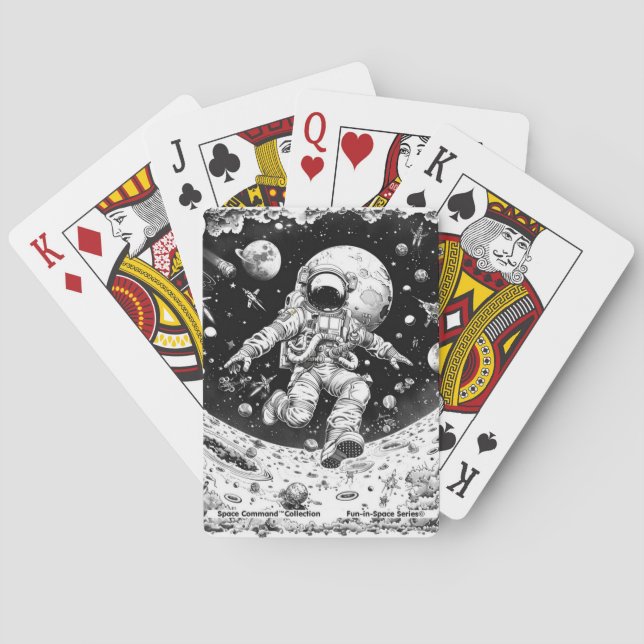 Jeu De Cartes Collection Space Command™ - Série Fun-In-Space (dos)