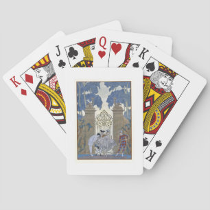 Jeu De Cartes Colombine, illustration pour 'Fêtes Galantes' de P