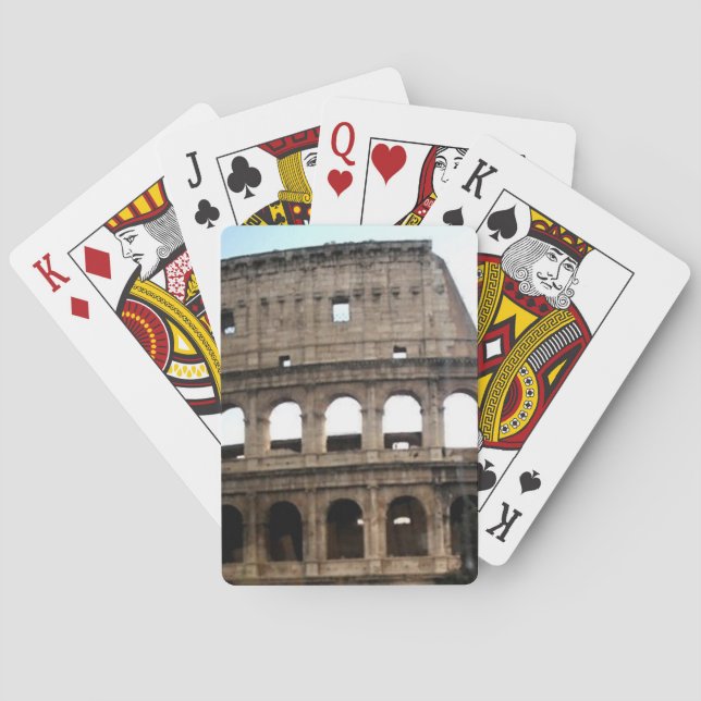 Jeu De Cartes Colosseum Italien Photo Voyage (dos)