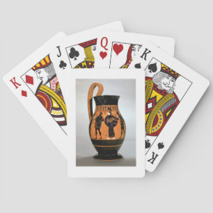 Jeu De Cartes Colpe à silhouette noire représentant Athena Confr