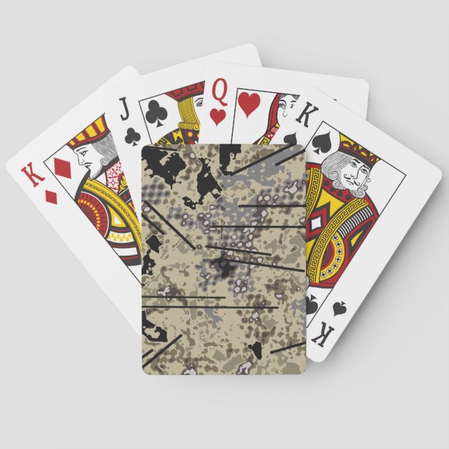 Jeu De Cartes Combat Camo de halo (dos)