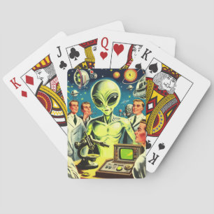 Jeu De Cartes Comics de science-fiction Alien vintage
