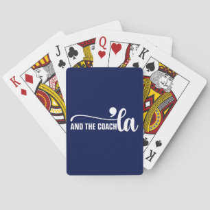 Jeu De Cartes Comma la & Coach   Kamala Harris Coach Blue