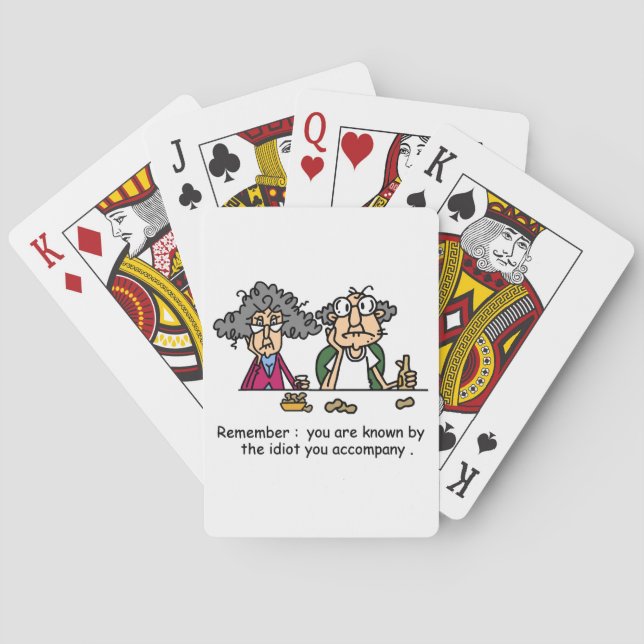 Jeu De Cartes Compagnie Idiot (dos)