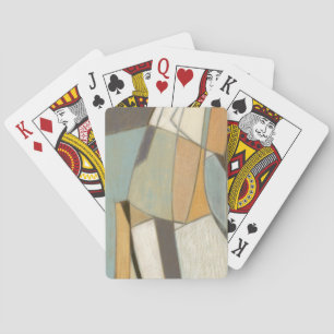 Jeu De Cartes Composition Abstraite avec des couleurs bouchées