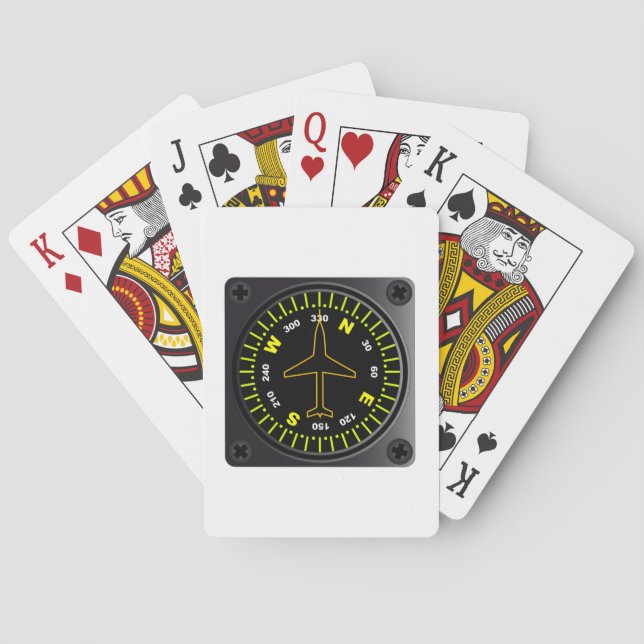 Jeu De Cartes Compteur d'aéronef (dos)