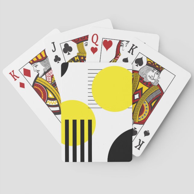 Jeu De Cartes Conception abstraite (dos)