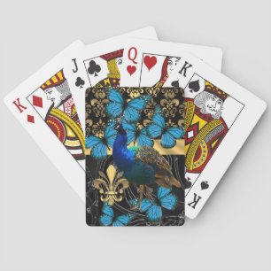 Jeu De Cartes Conception assez féminine de paon