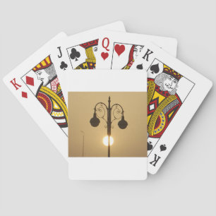 Jeu De Cartes Conception d'art léger de Sunset Street Victorienn