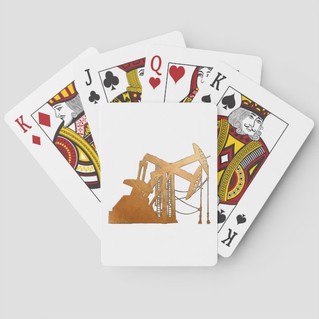 Jeu De Cartes Conception de cuivre affligée de dispositif de (dos)