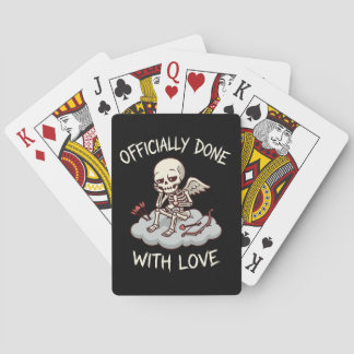 Jeu De Cartes Conception de Cupidon squelette d'amour officielle