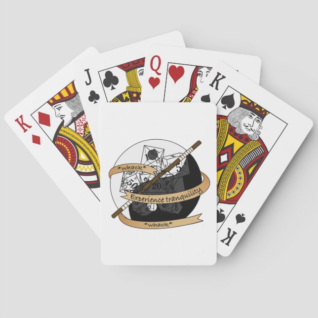 Jeu De Cartes Conception de dés de moine (dos)
