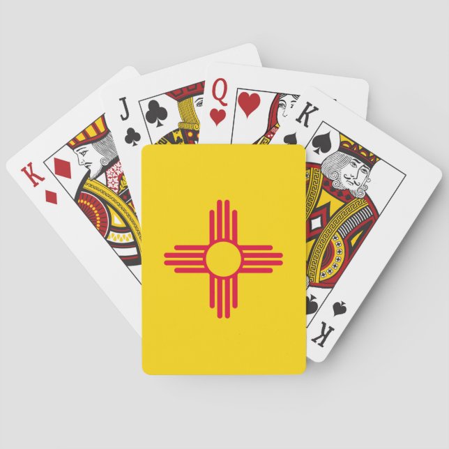 Jeu De Cartes Conception de drapeau d'état du Nouveau Mexique (dos)